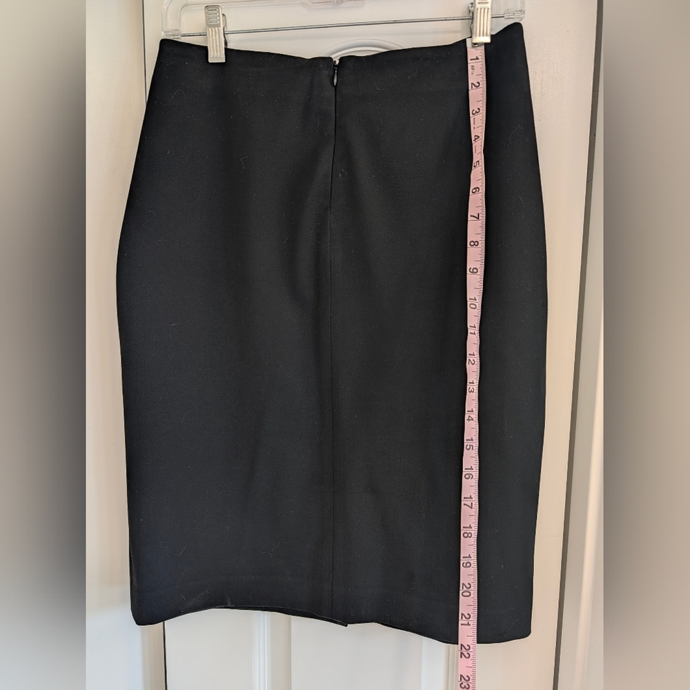 Cache Elegant Black Pencil Skirt